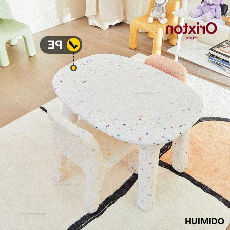 Kids Outdoor Furniture Set - Zestaw stołu i krzeseł do nauki